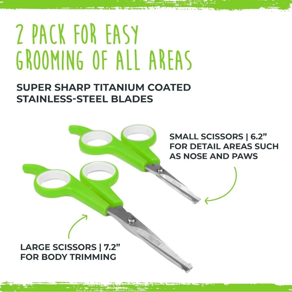 NWT Dog Grooming Glove and Scissors